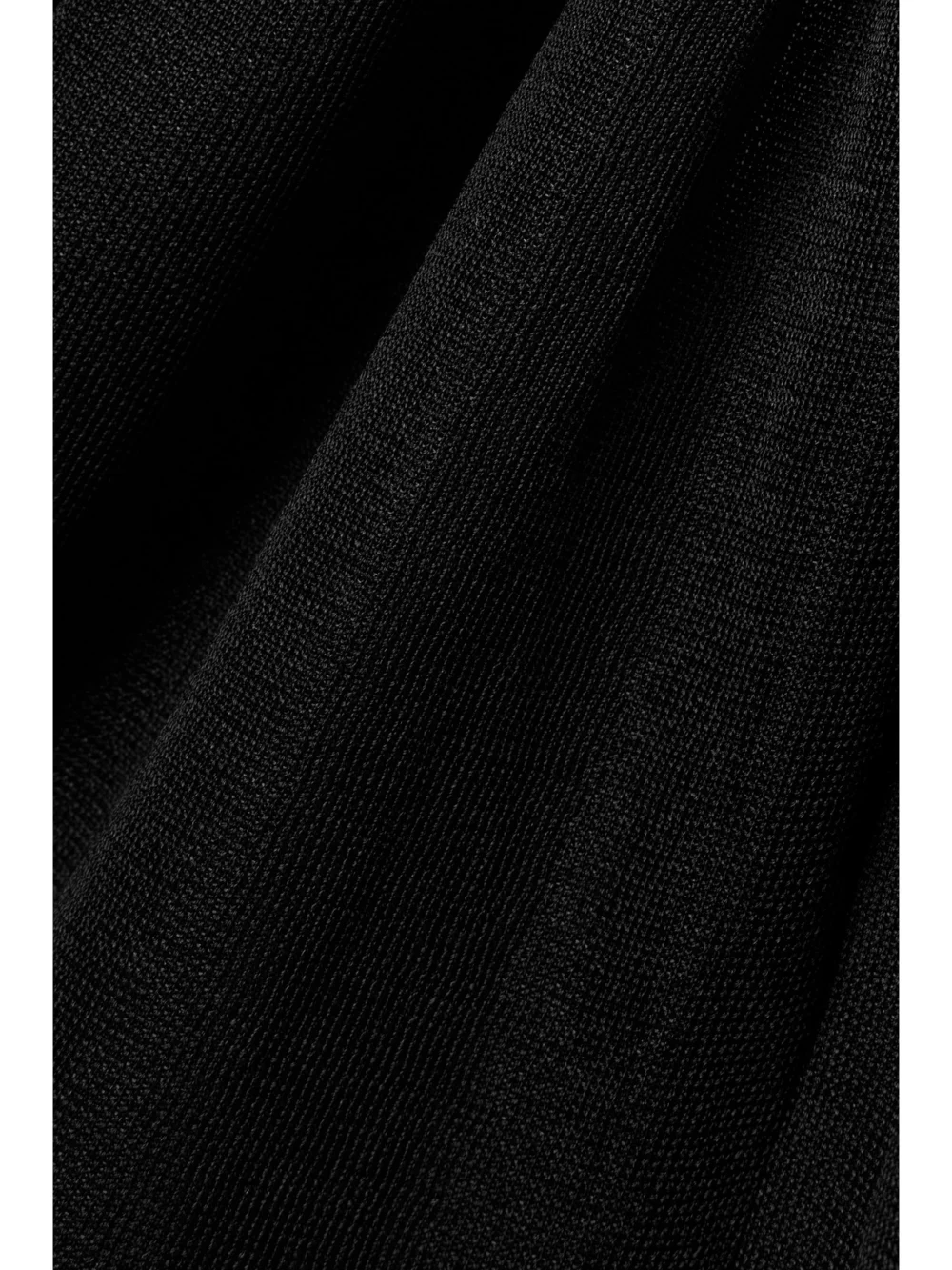 Close-up detail of the Altuzarra Denning Ribbed-knit and Voile Midi Dress