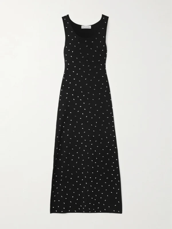Altuzarra Geordie Crystal-embellished Jersey Midi Dress