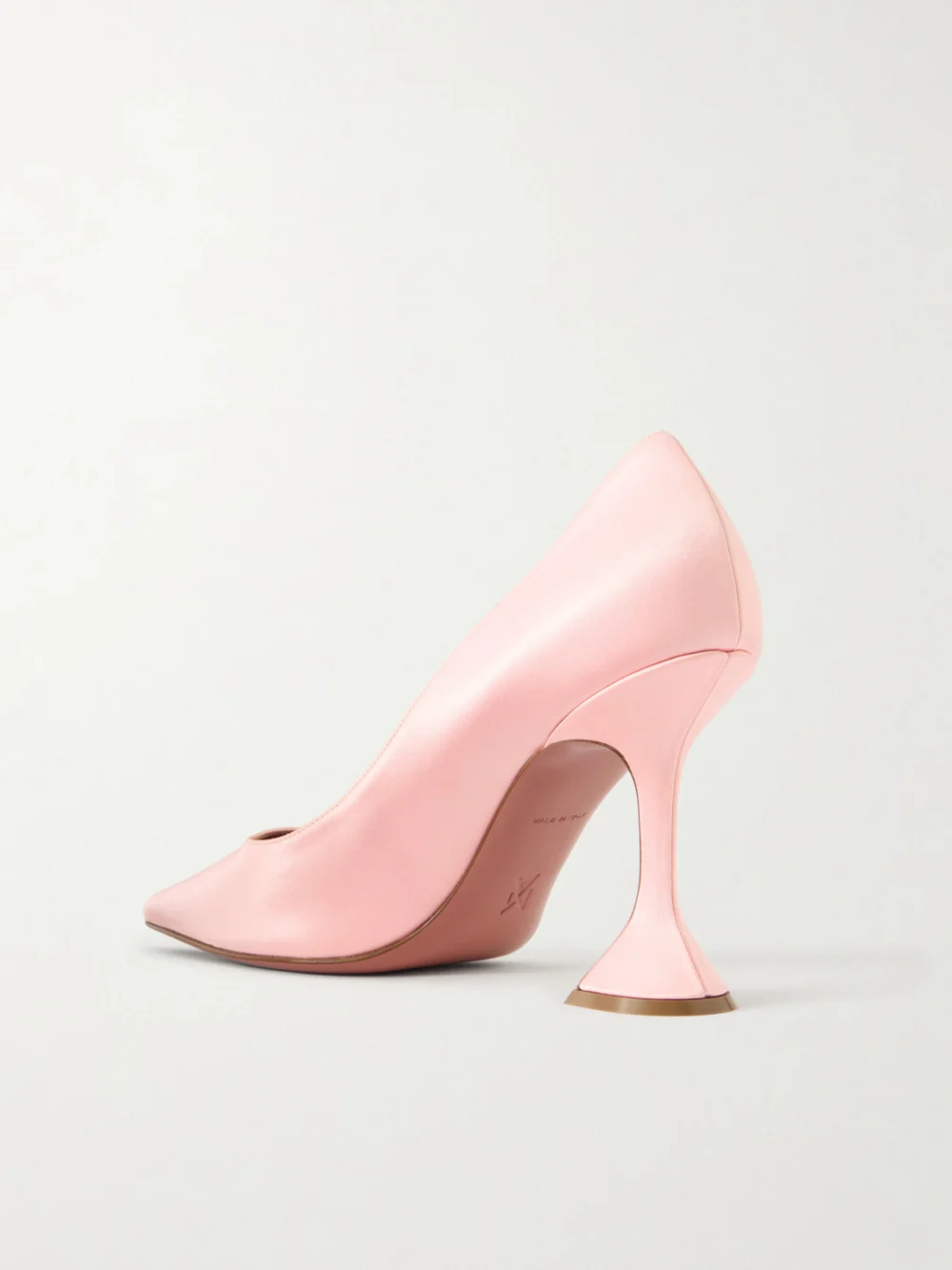 Back view of the Amina Muaddi Ami High Heel Pumps