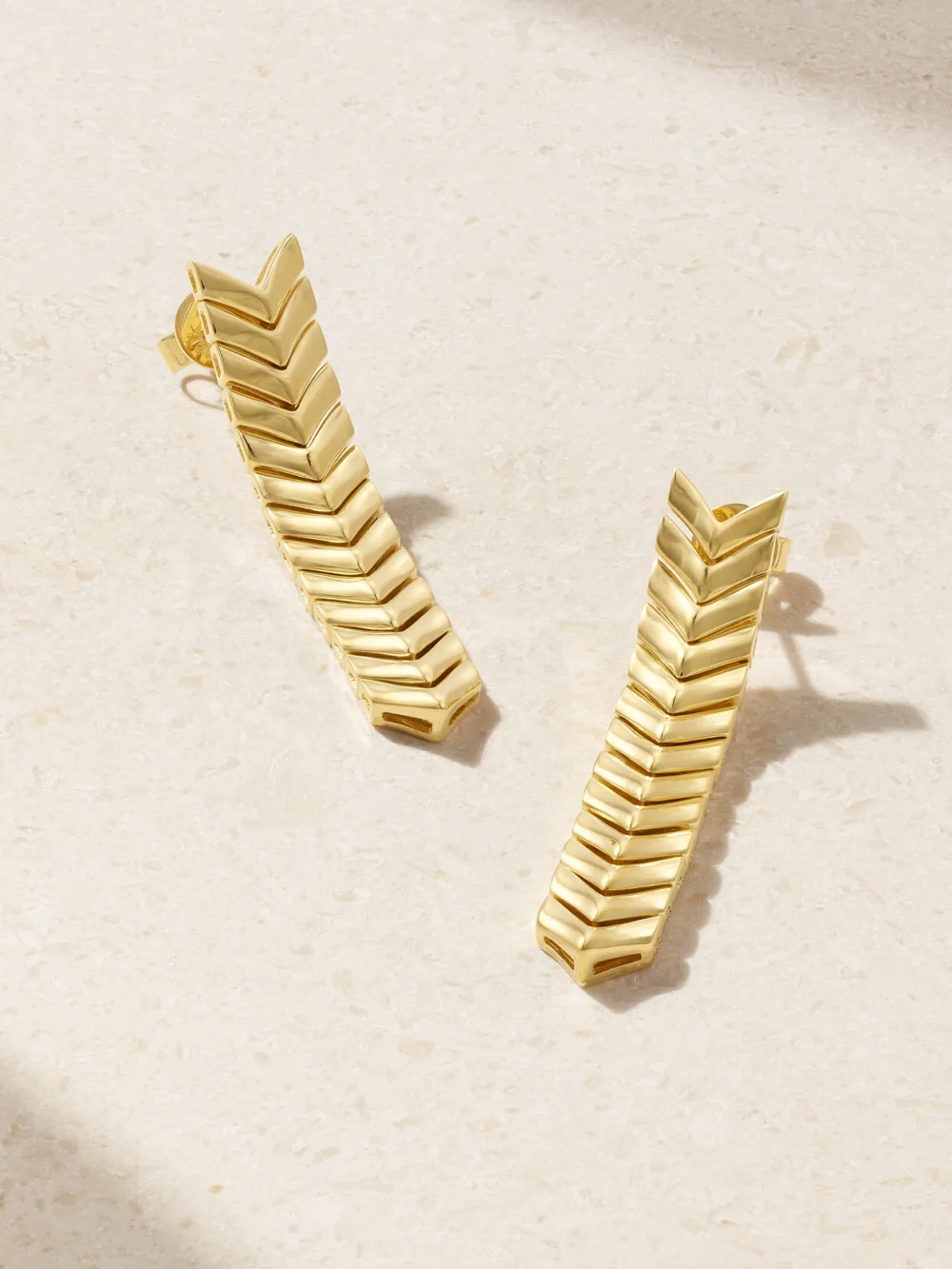 Anita Ko Zipper 18-karat Gold Earrings