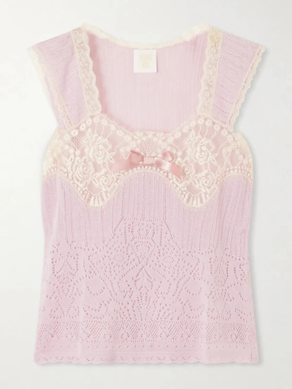 Anna Sui Lingerie Knitted Top