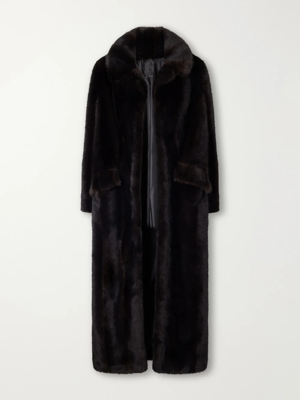 Anna Sui Plush Coat in brown