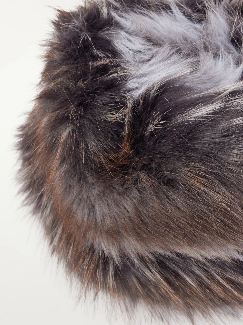 Close-up detail of the Anna Sui Plush Hat