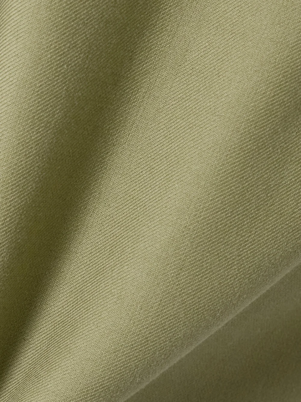 Close-up detail of the Another Tomorrow Convertible Belted Double-breasted Cotton-twill Trench Coat