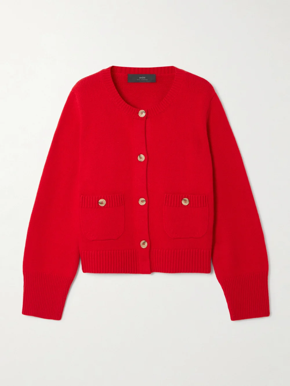 Arch4 Rosanna Cashmere Cardigan in red