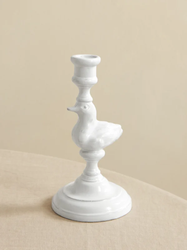 Astier De Villatte Canard Ceramic Candlestick