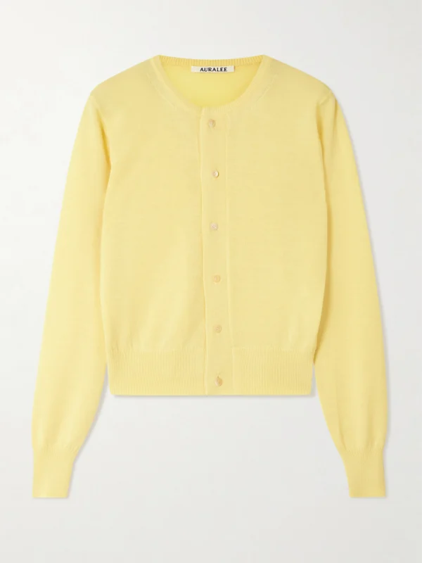Auralee Cashmere Cardigan