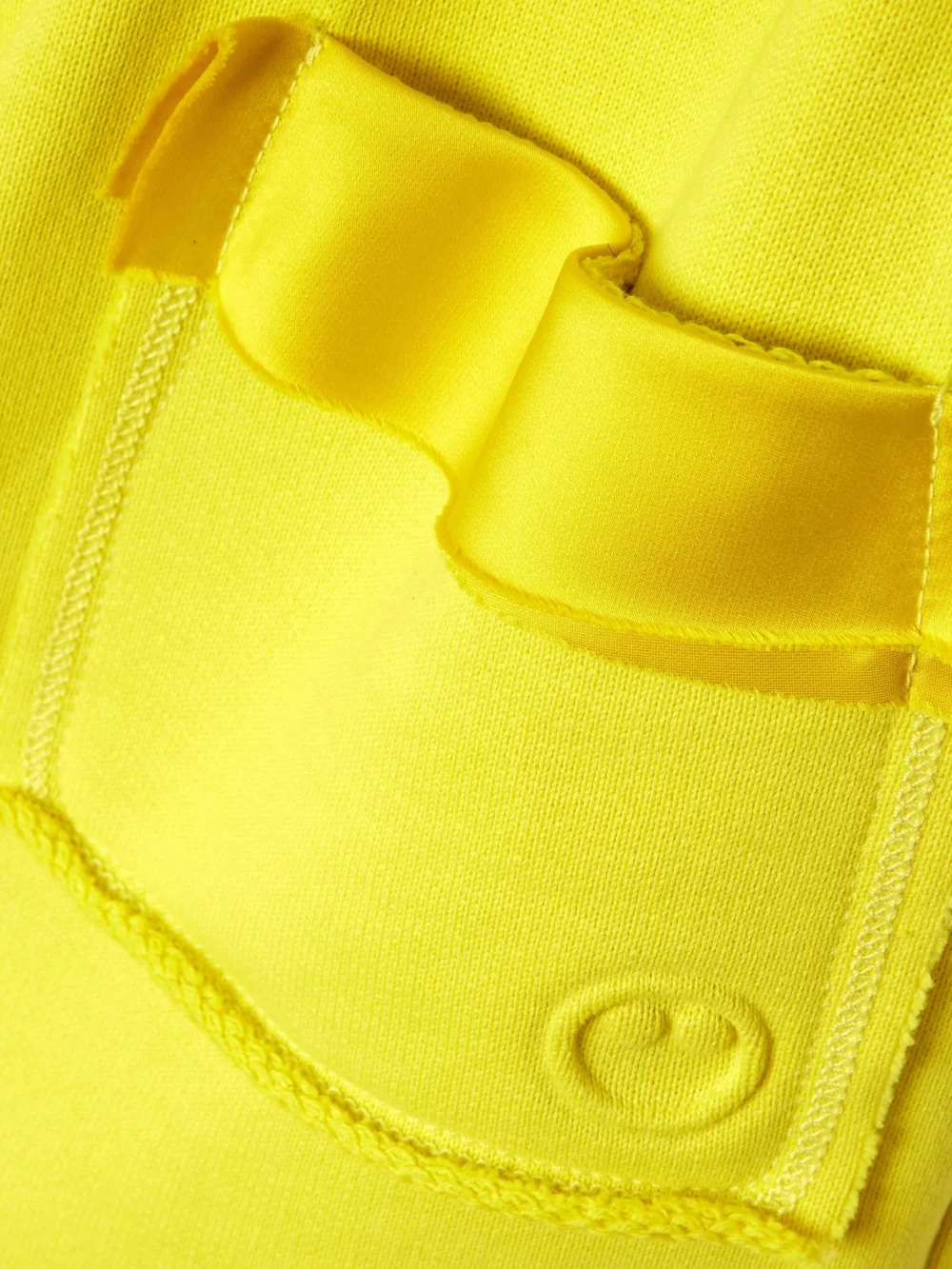Close-up detail of the Az Factory Free to Organic Cotton and Seacell-blend Mini Skirt
