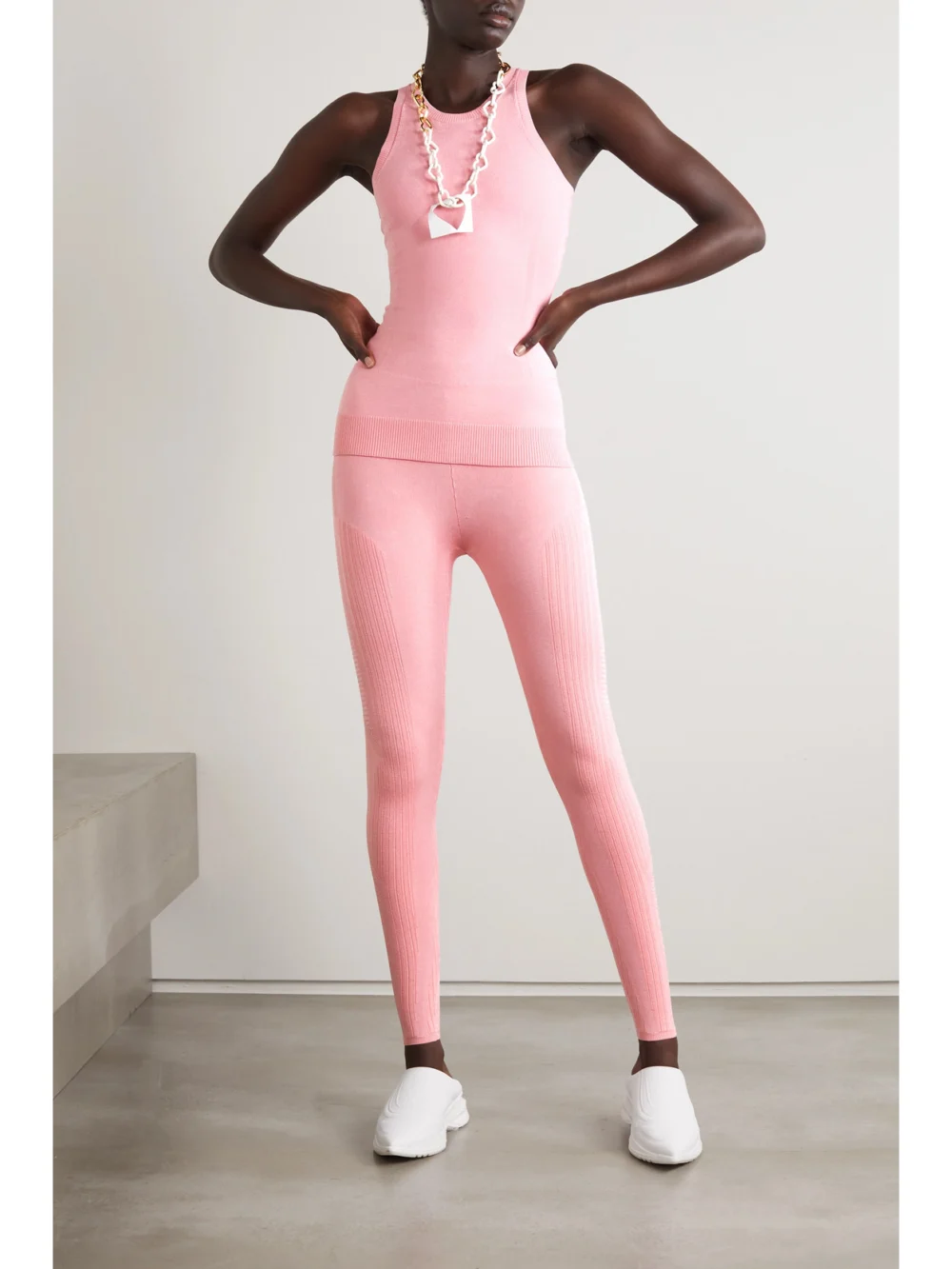 Az Factory Mybody Stretch-knit Tank, worn by a model