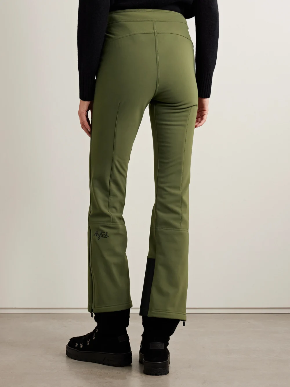Back view of the Aztech Mountain Bella Ski Pants