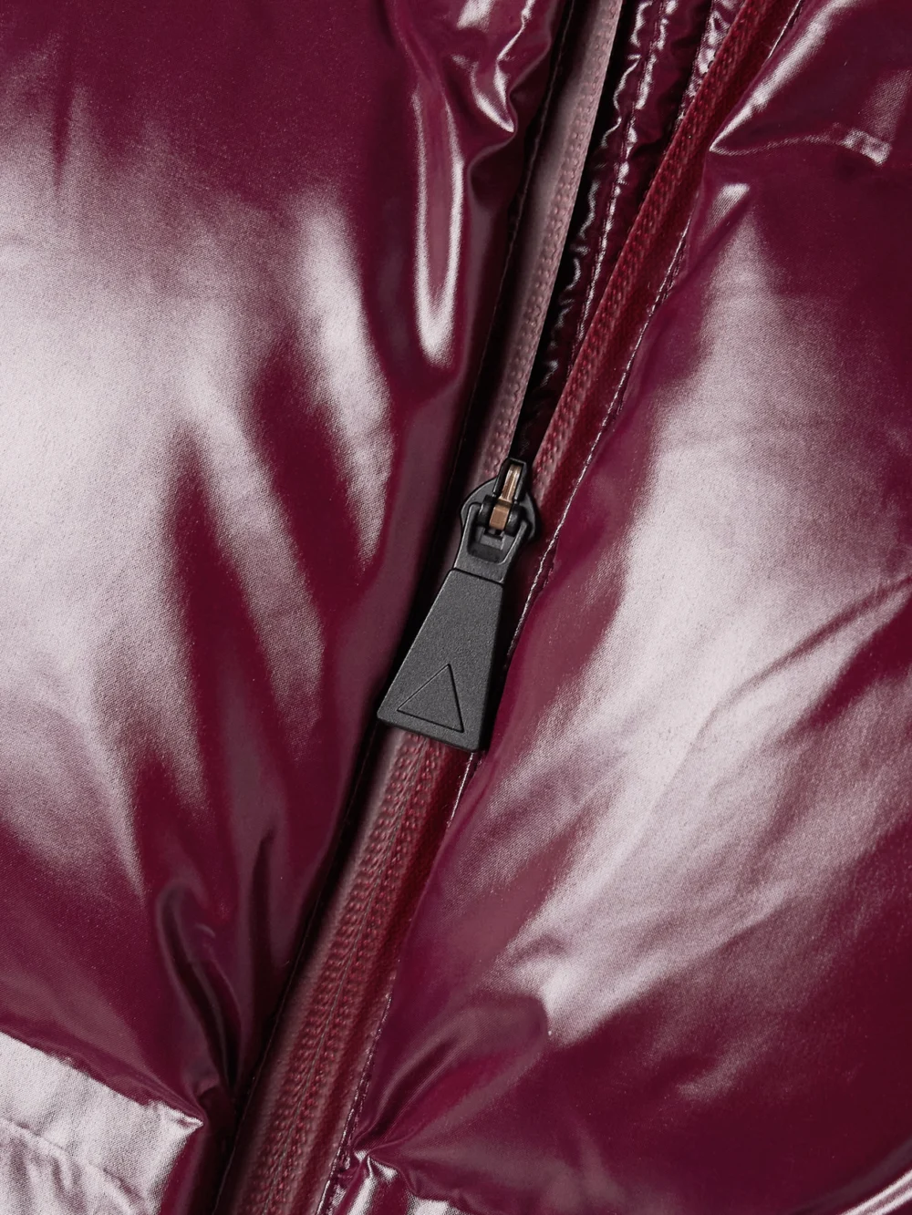 Close-up detail of the Aztech Mountain Minnie Nuke Hooded Quilted Down Ski Jacket