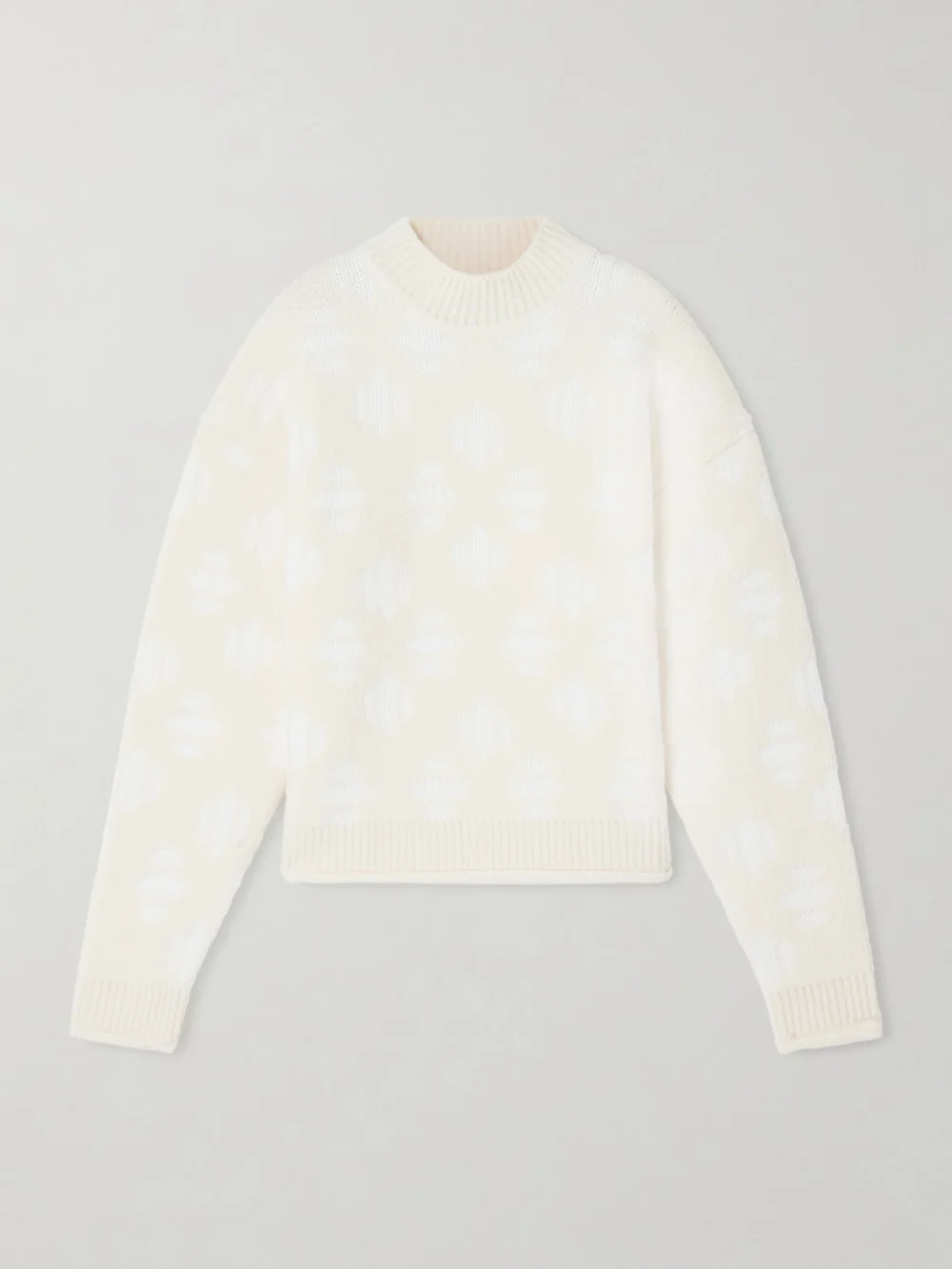 Aztech Mountain Oversized Jacquard-knit Wool-blend Sweater in multi