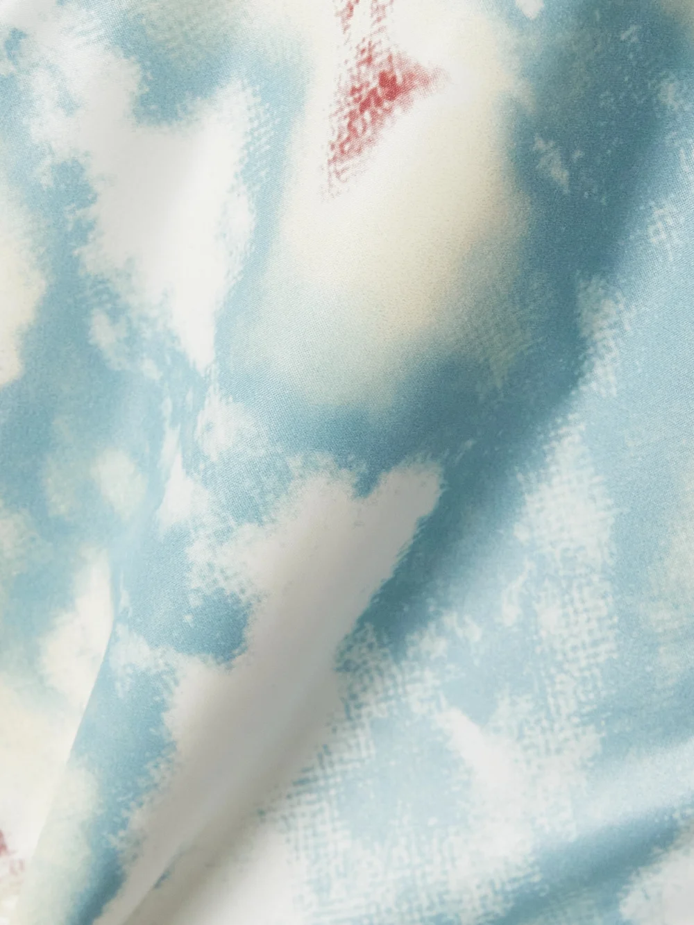 Close-up detail of the Aztech Mountain Printed Shell Down Jacket