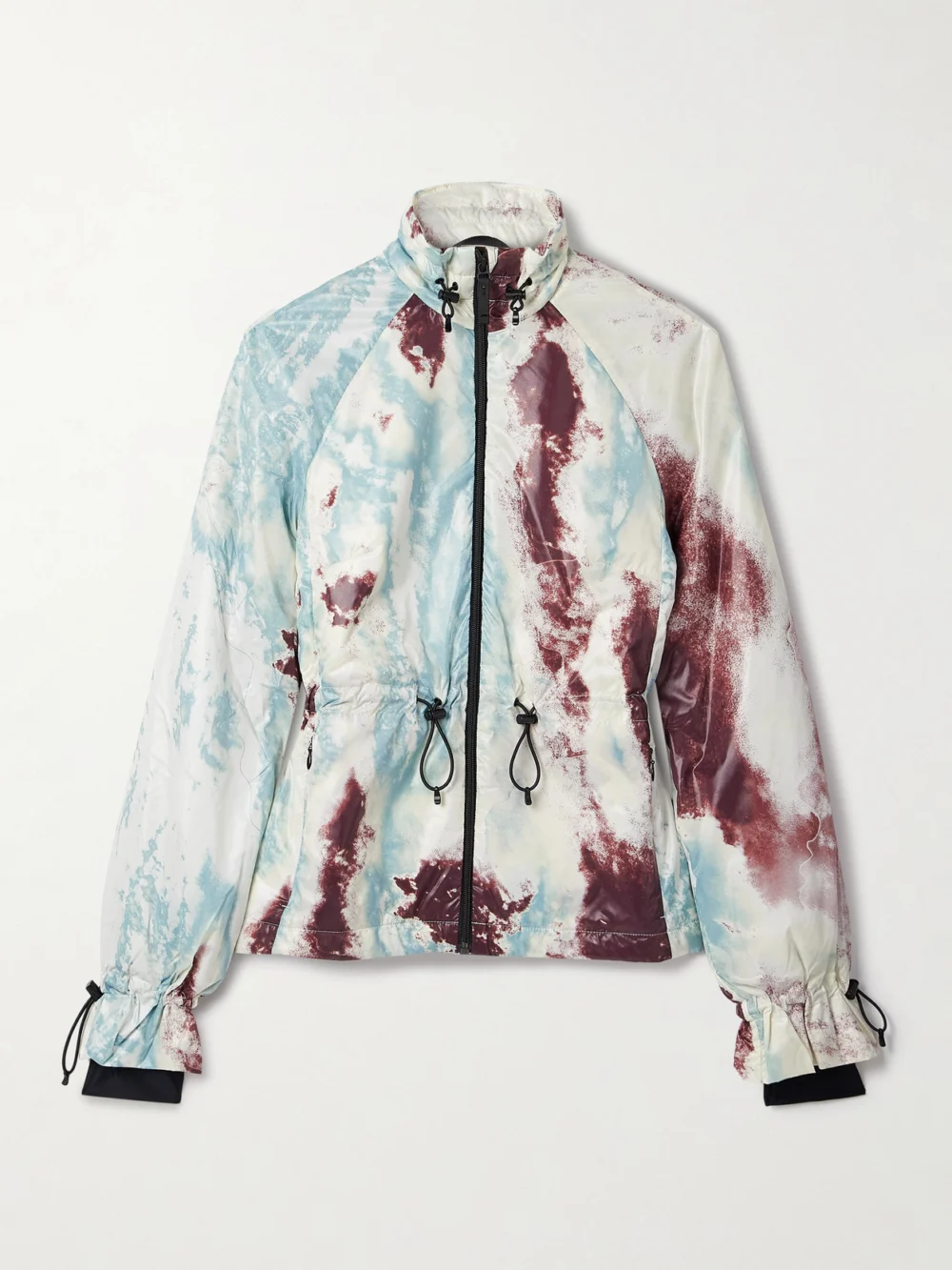 Aztech Mountain Printed Shell Down Jacket in blue