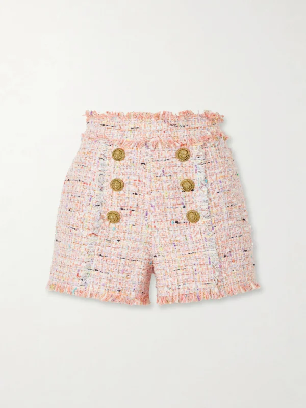 Balmain Tweed Shorts