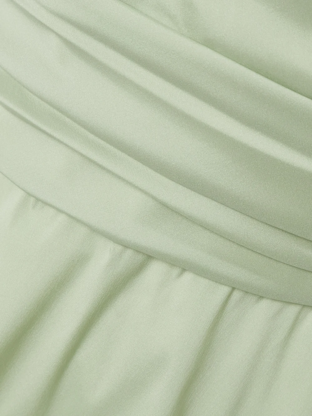 Close-up detail of the Bernadette Lucinda Strapless Bow-detailed Taffeta Gown