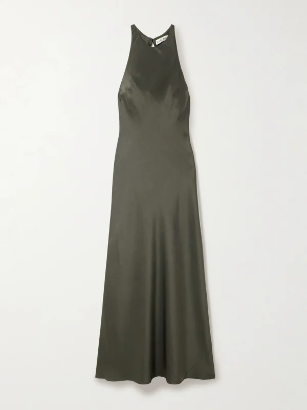 BLAZÉ Milano Skyros Satin Midi Dress