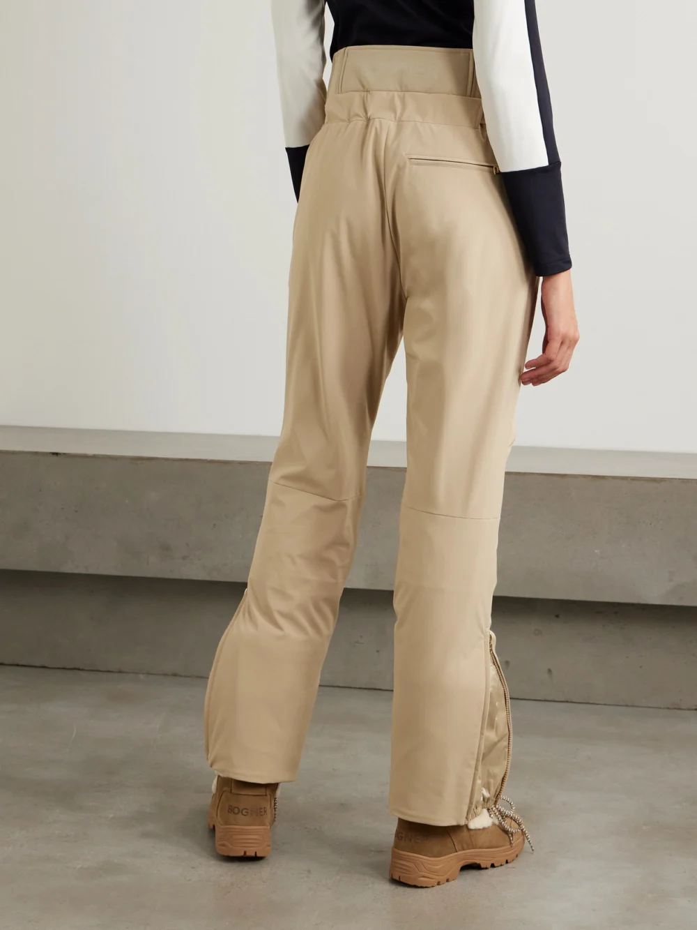 Back view of the Bogner Maren Layered Straight-leg Ski Pants
