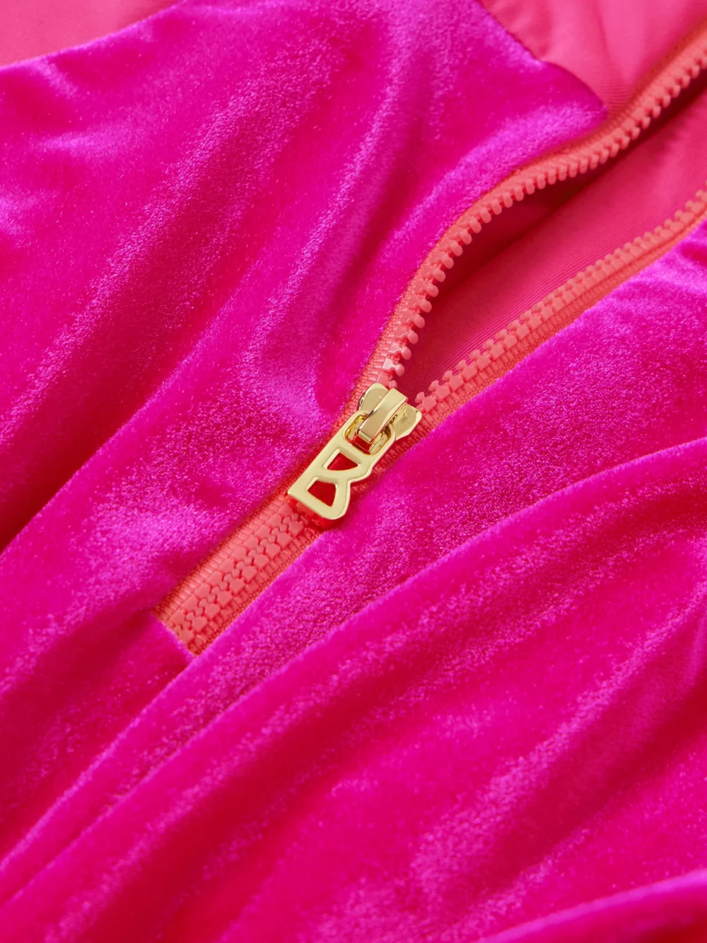 Close-up detail of the Bogner Milu Stretch-velour and Shell Turtleneck Top