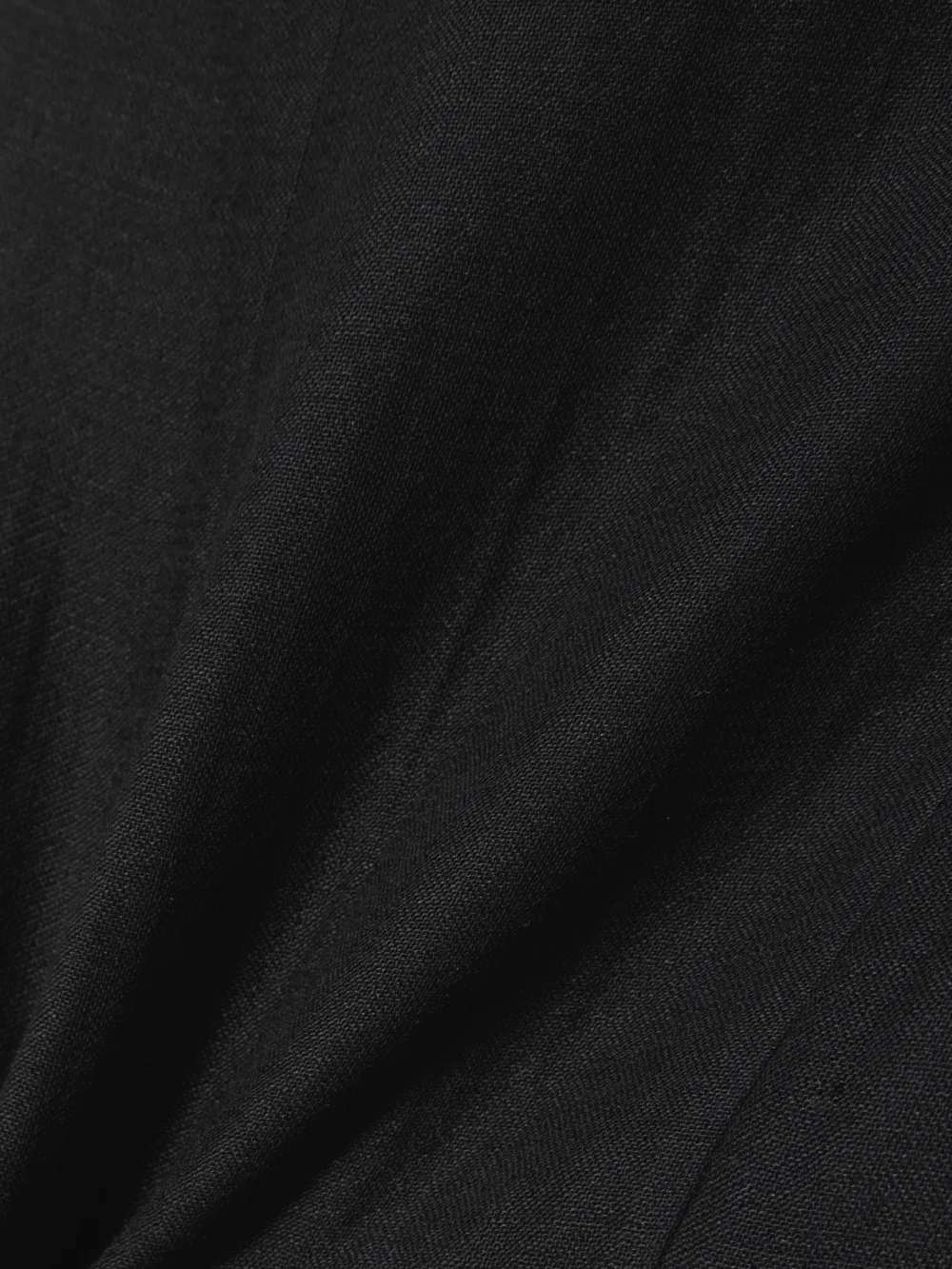 Close-up detail of the Calvin Klein Collection Anita Off-the-shoulder Wool-blend Dress