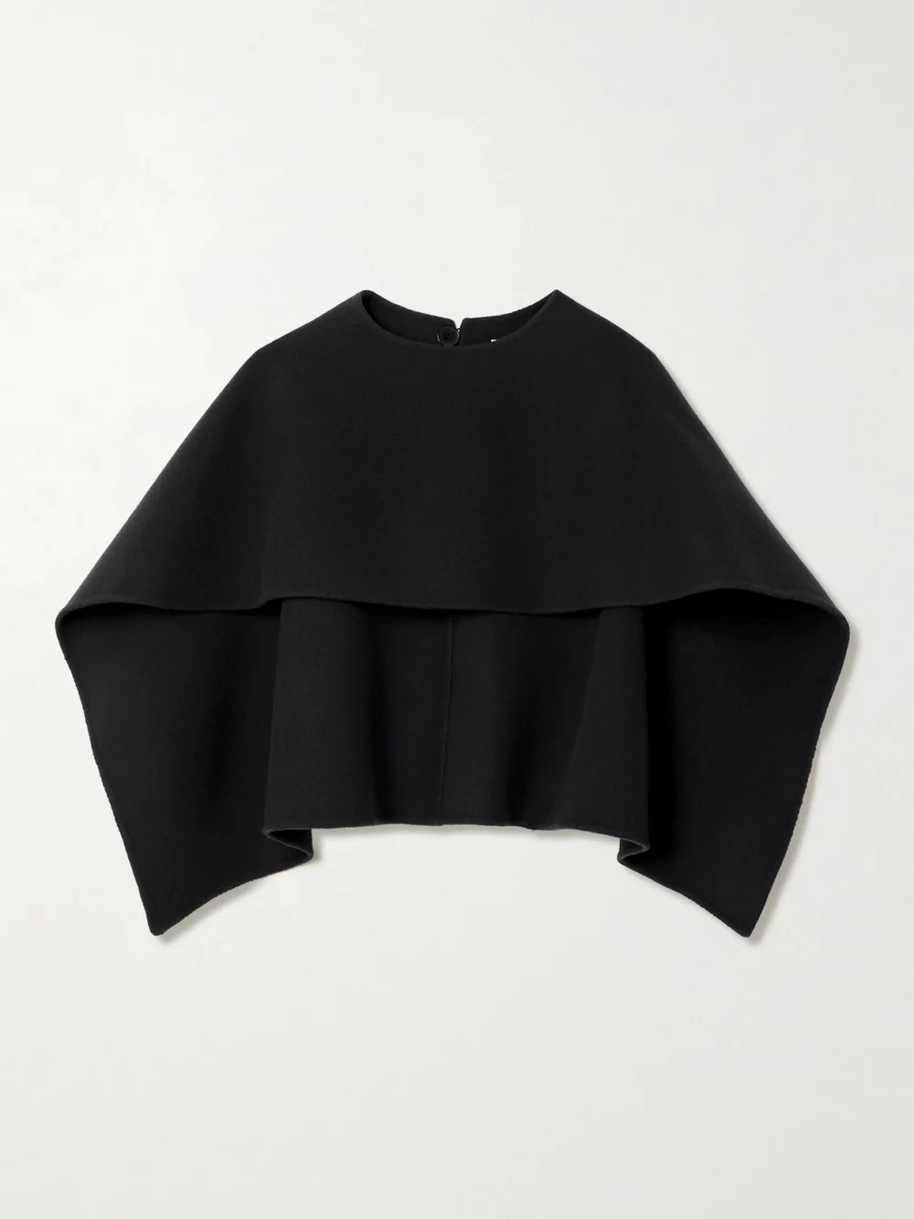 Calvin Klein Collection Taylor Wool and Cashmere-blend Cape in black