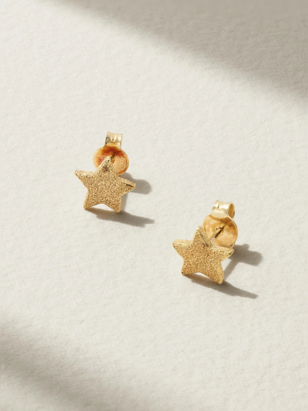 Carolina Bucci Florentine Finish Superstellar 18-karat Gold Earrings