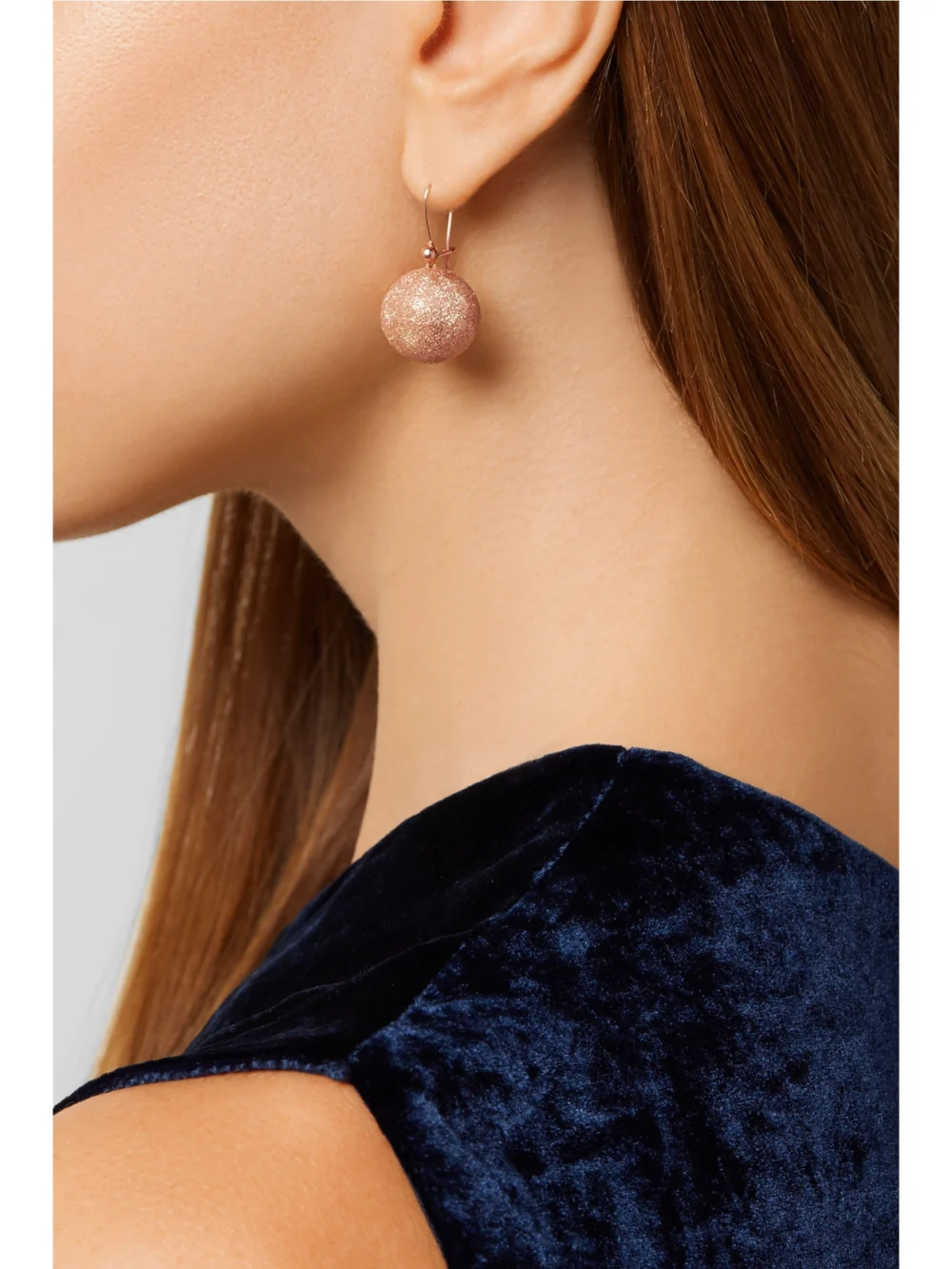 Carolina Bucci Mirador 18-karat Rose Gold Earrings, styled view
