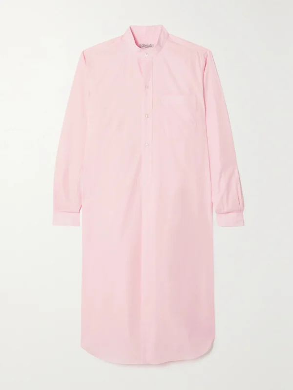 Charvet Elysee Oversized Cotton-poplin Nightdress