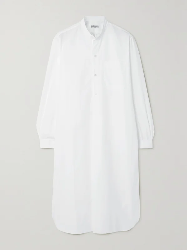 Charvet Elysee Oversized Cotton-poplin Nightdress
