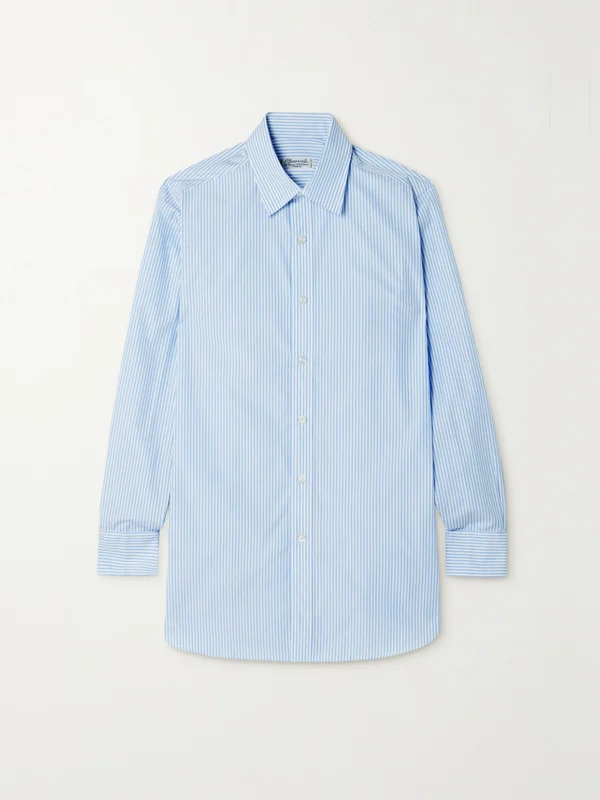Charvet Striped Cotton-poplin Shirt