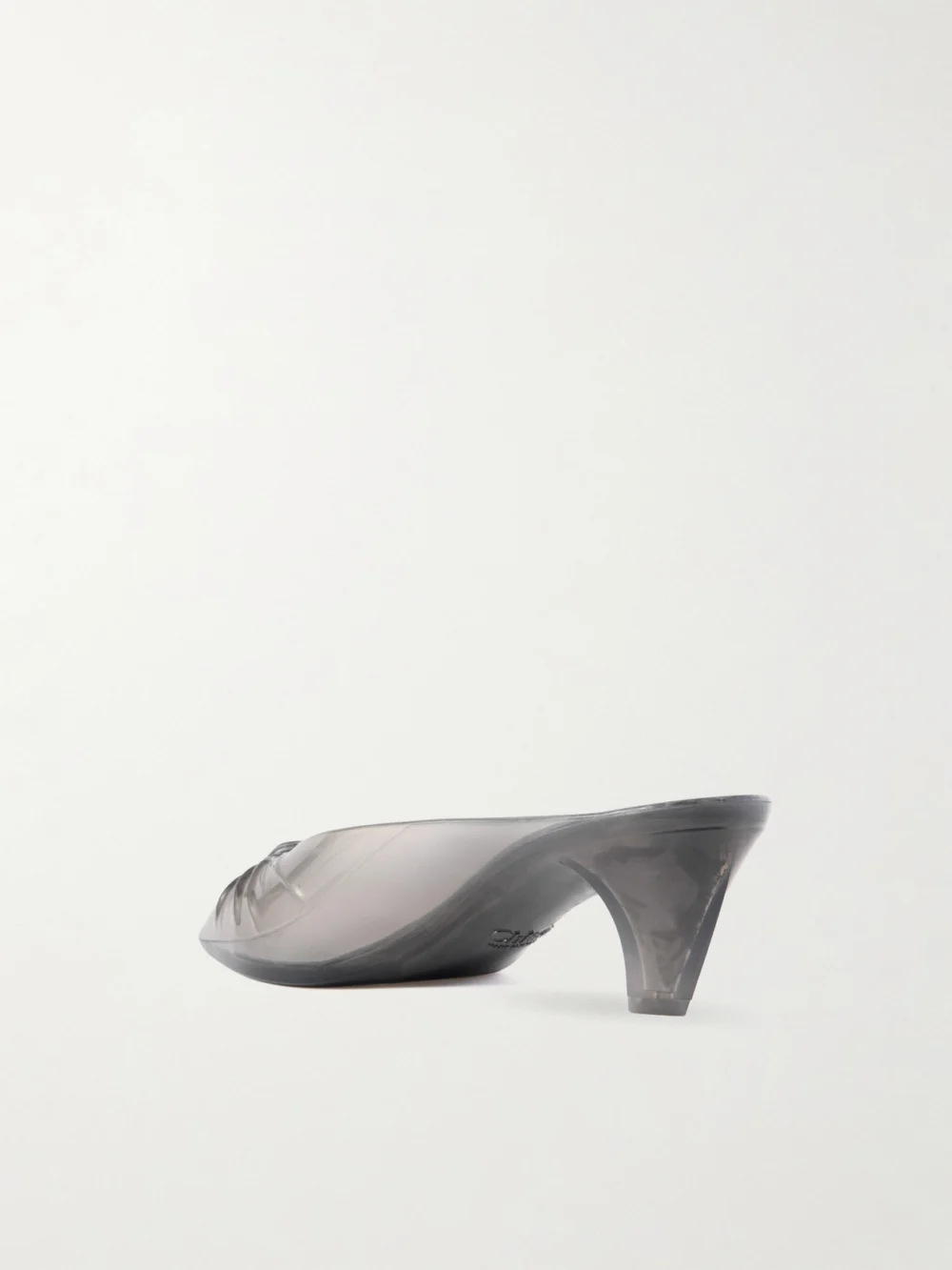 Back view of the Chloé Ruched Tpu Mules