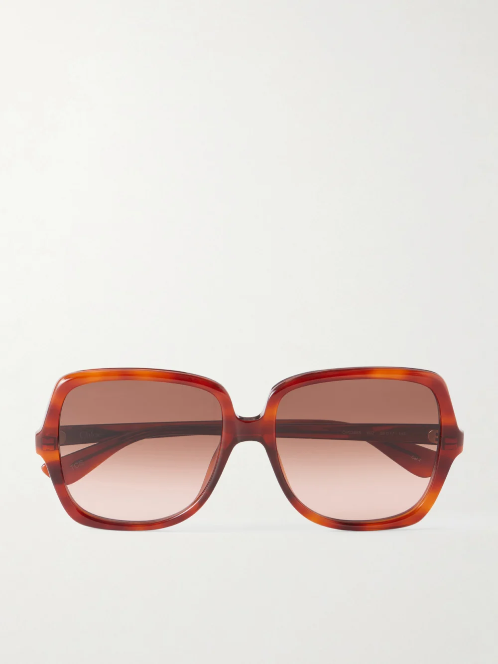 Chloé Salomé Aviator-style Recycled-acetate Sunglasses in orange