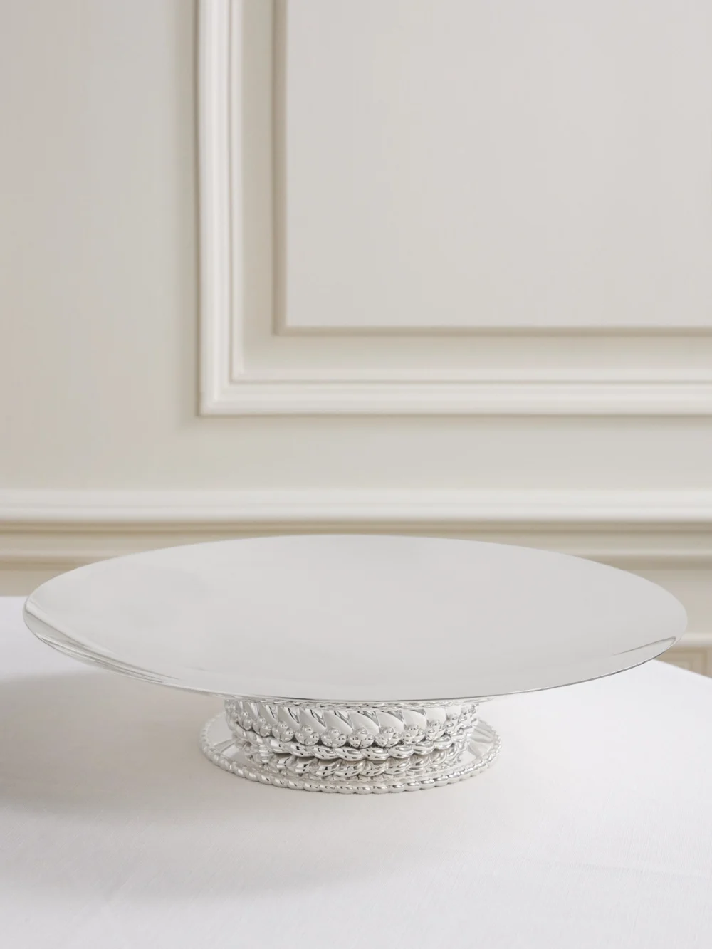 Christofle Babylone Embellished Silver-plated Serving Dish
