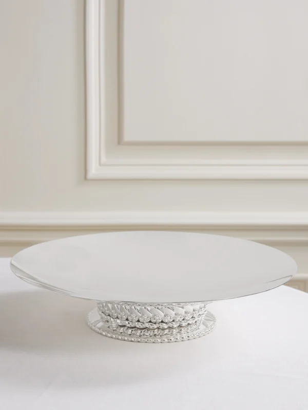 Christofle Babylone Embellished Silver-plated Serving Dish