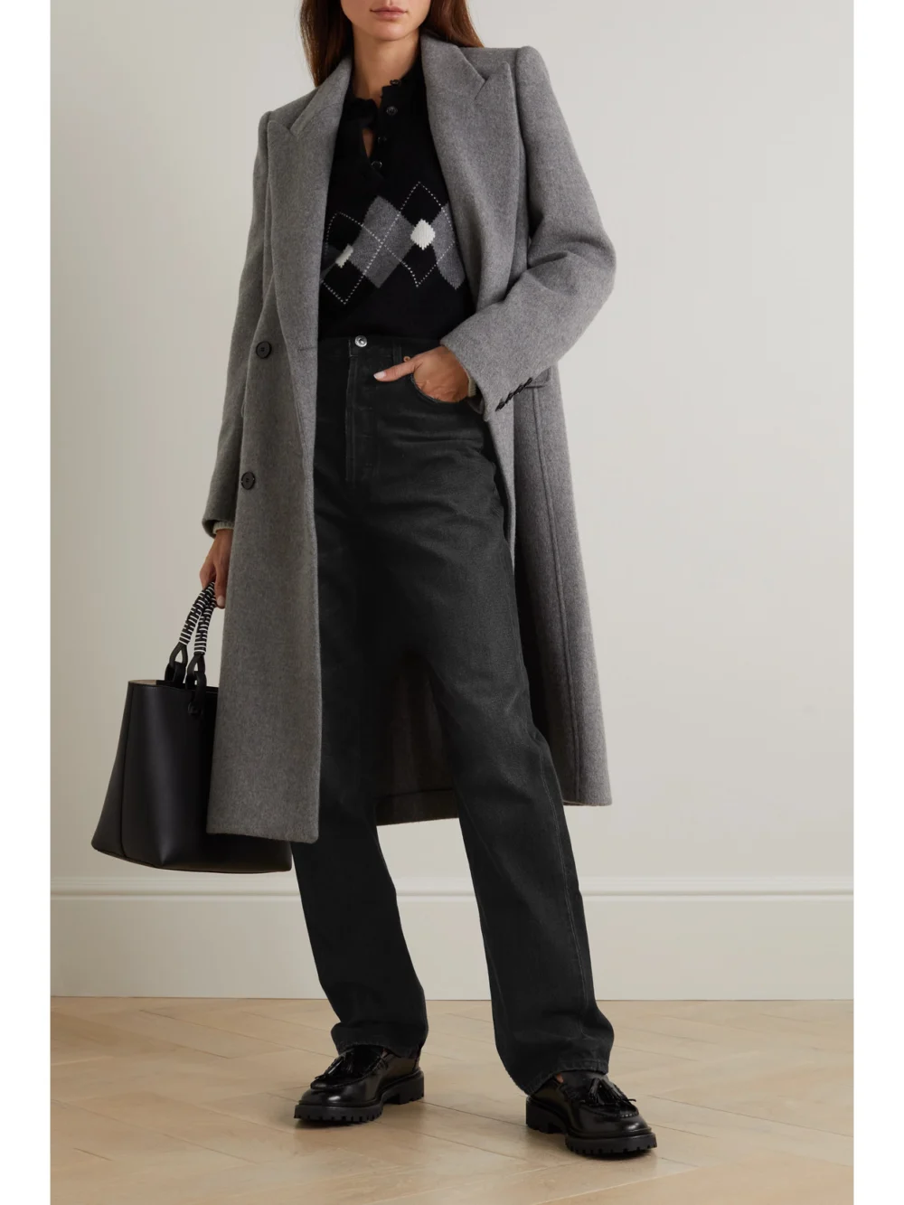 Citizens of Humanity Eva High-rise Boyfriend Jeans, worn by a model