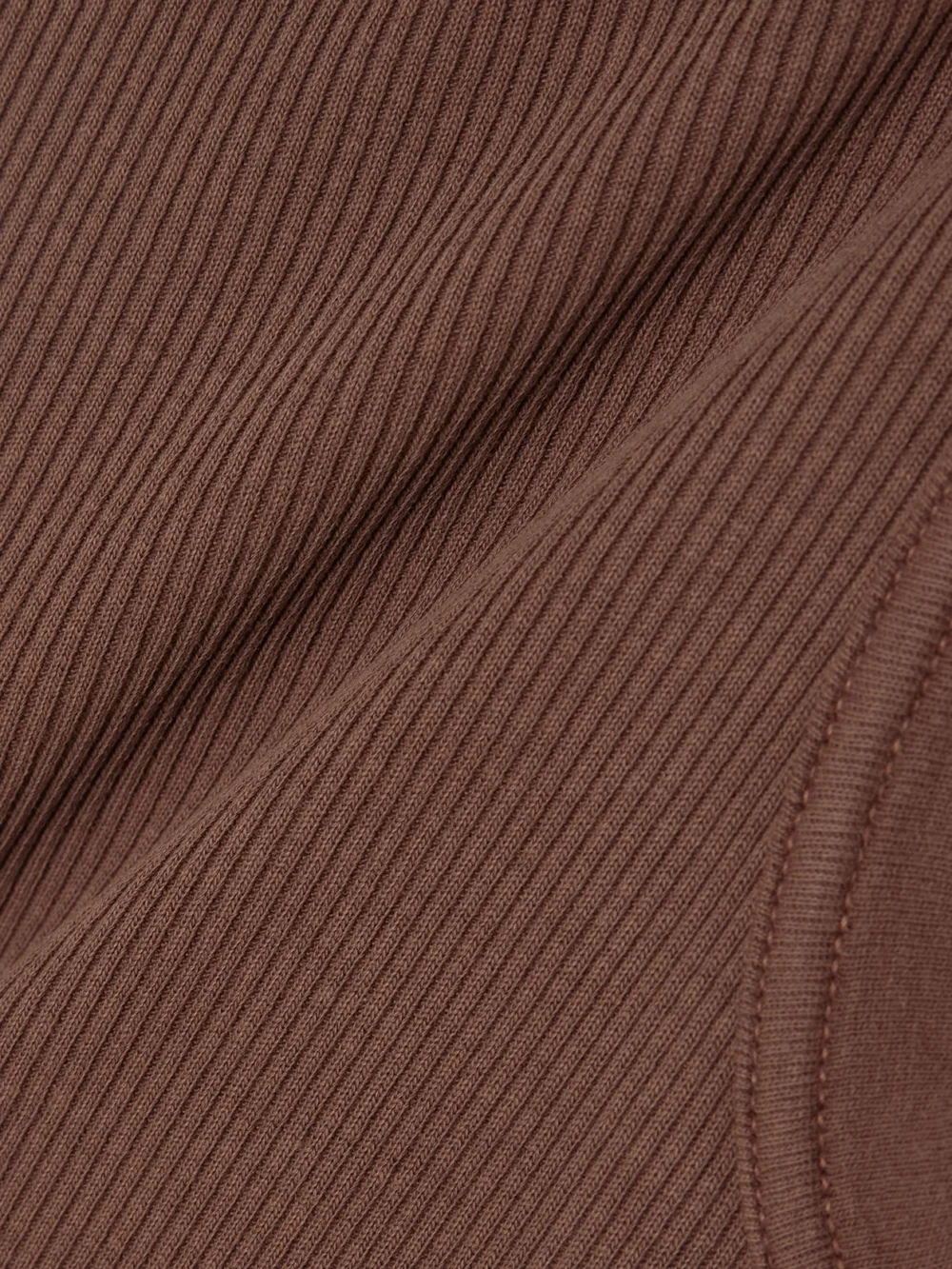 Close-up detail of the Citizens of Humanity Isabel Ribbed Stretch Organic Cotton and Lyocell-blend Jersey Midi Dress