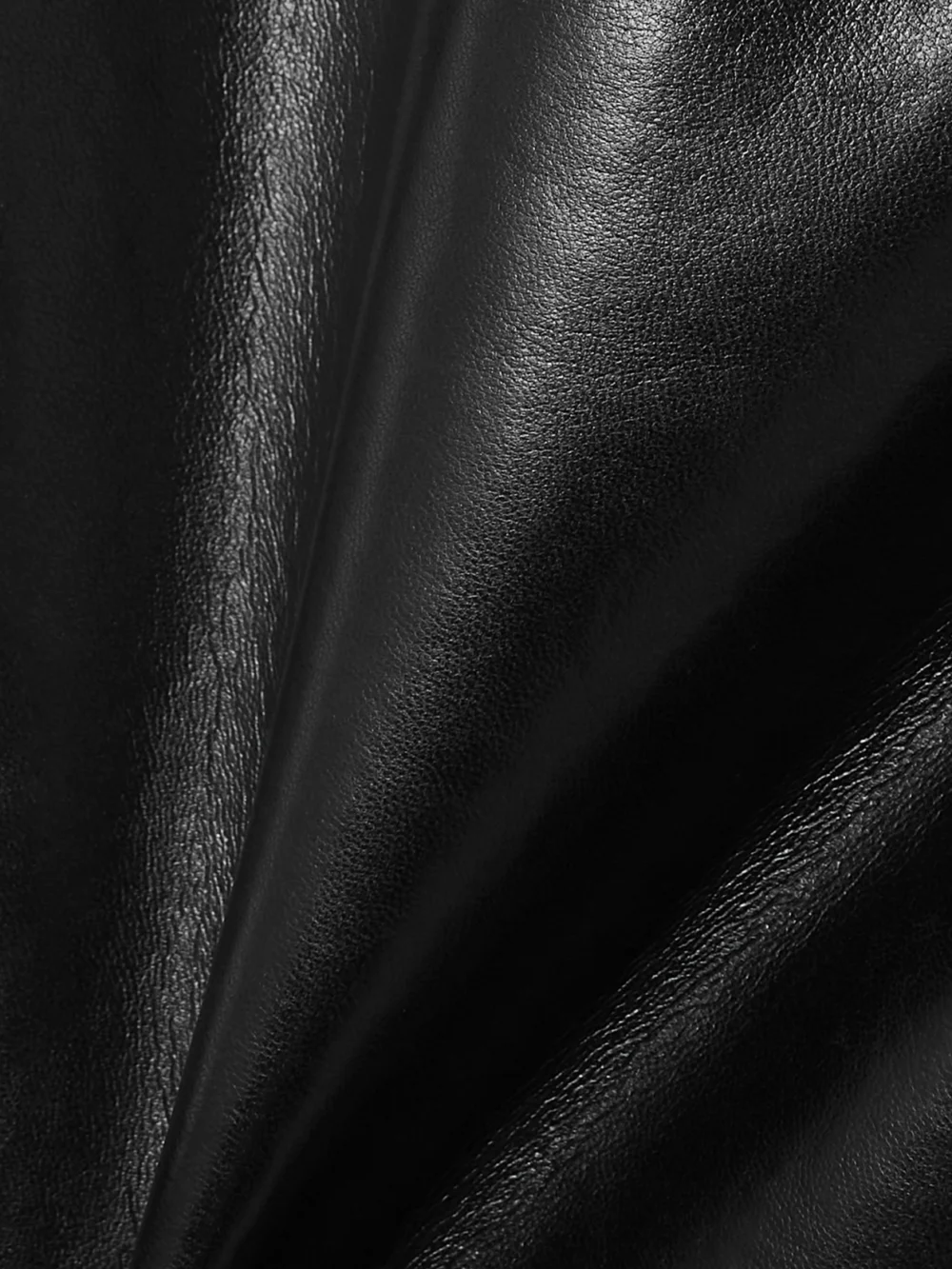 Close-up detail of the Citizens of Humanity Jolene Recycled Leather-blend Straight-leg Pants