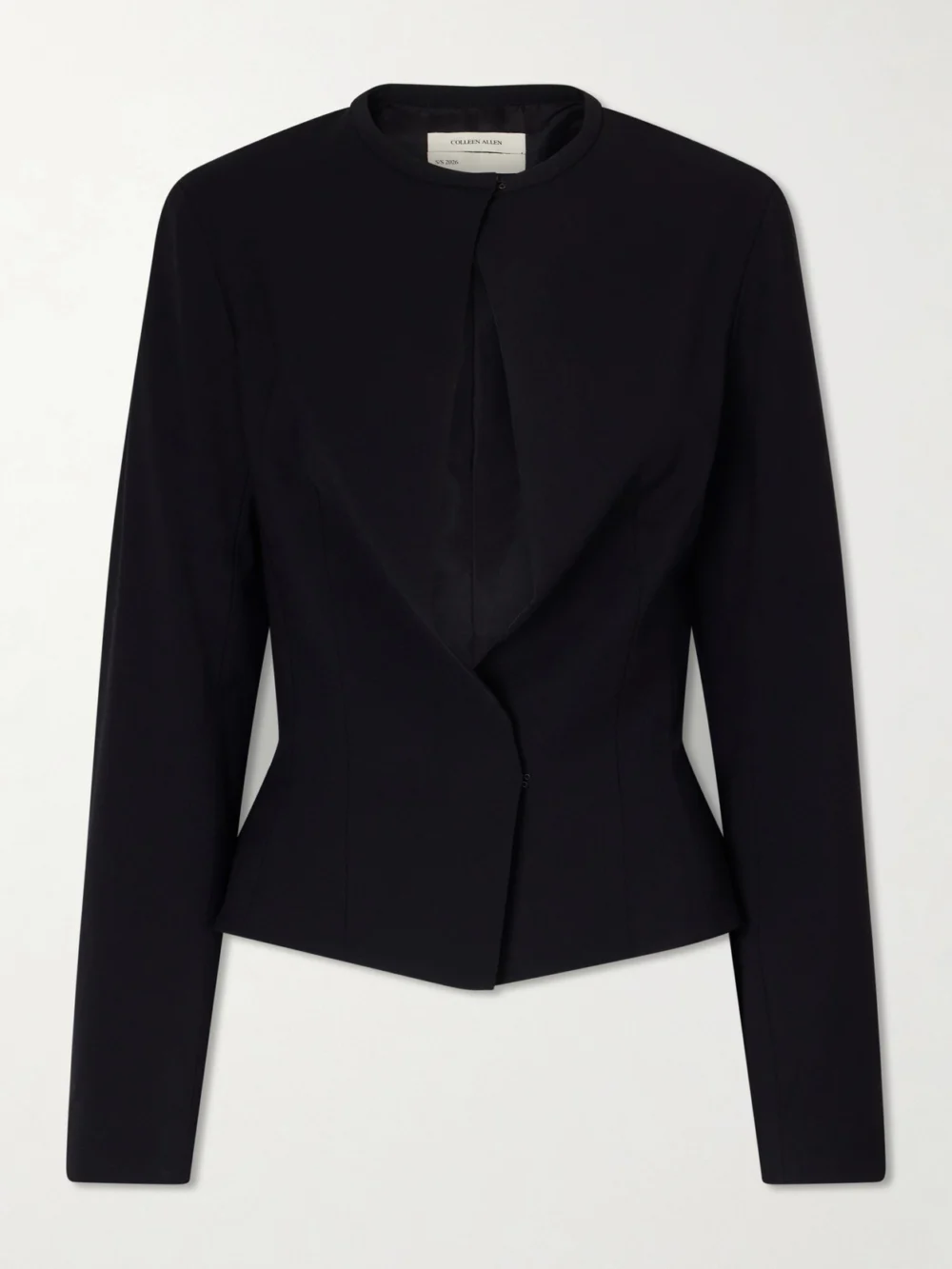 Colleen Allen Grain De Poudre Jacket in black