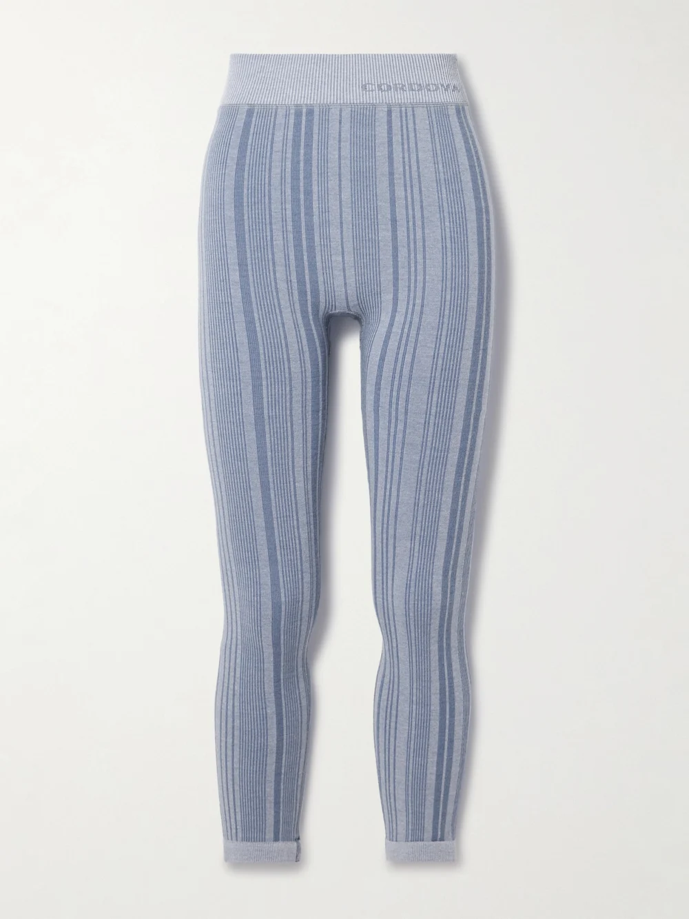 Cordova Sol Striped Stretch-jersey Leggings in blue