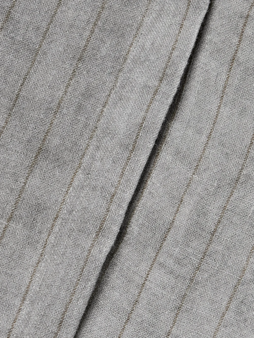 Close-up detail of the Cortana Lupe Striped Linen Vest