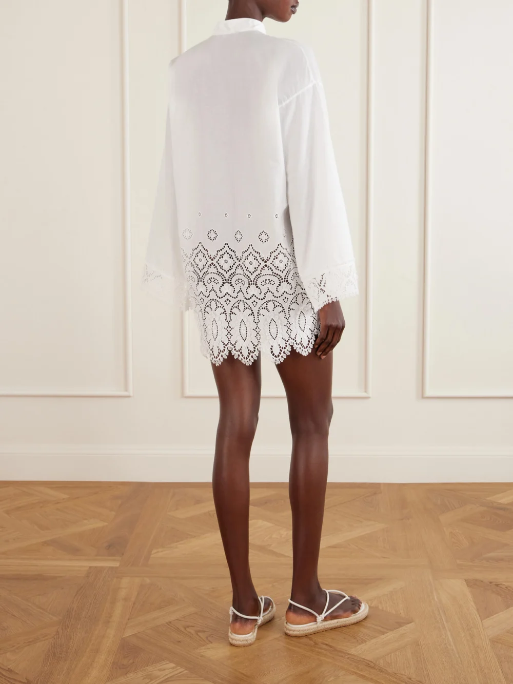 Back view of the Cristiano Marcheli Maria Cotton Kaftan