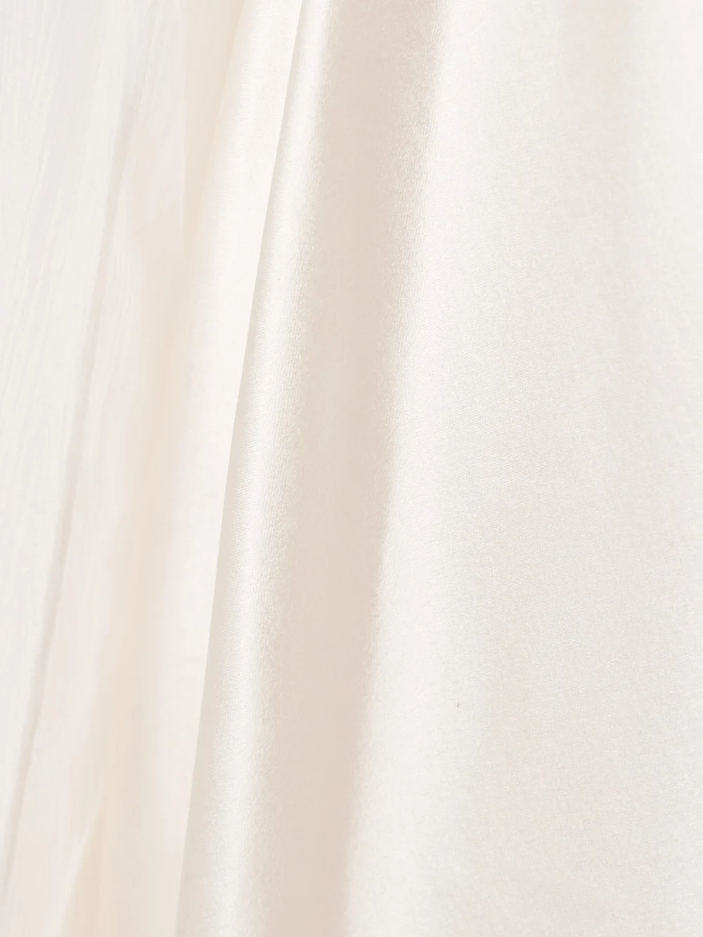 Close-up detail of the Danielle Frankel Mari Convertible Cape-effect Silk and Wool-blend Satin and Silk-crepon Gown