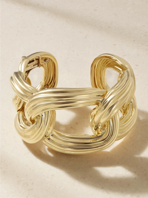 David Webb Taffy 18-karat Gold Bangle