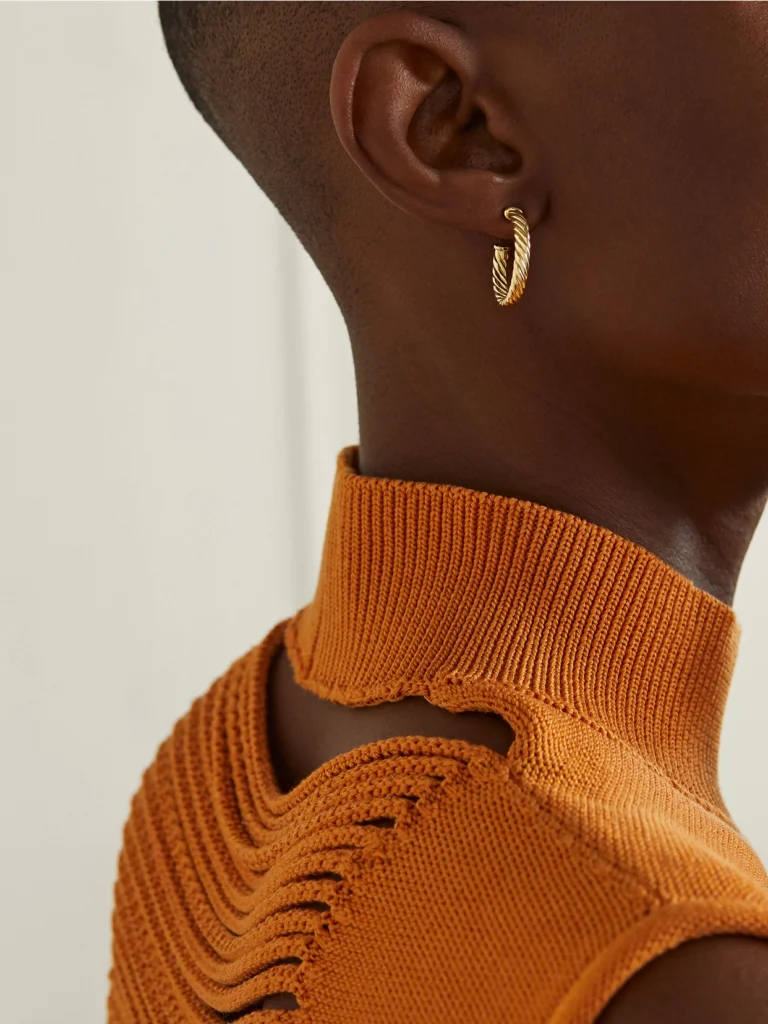 David Yurman Cable Spira 18-karat Gold Hoop Earrings