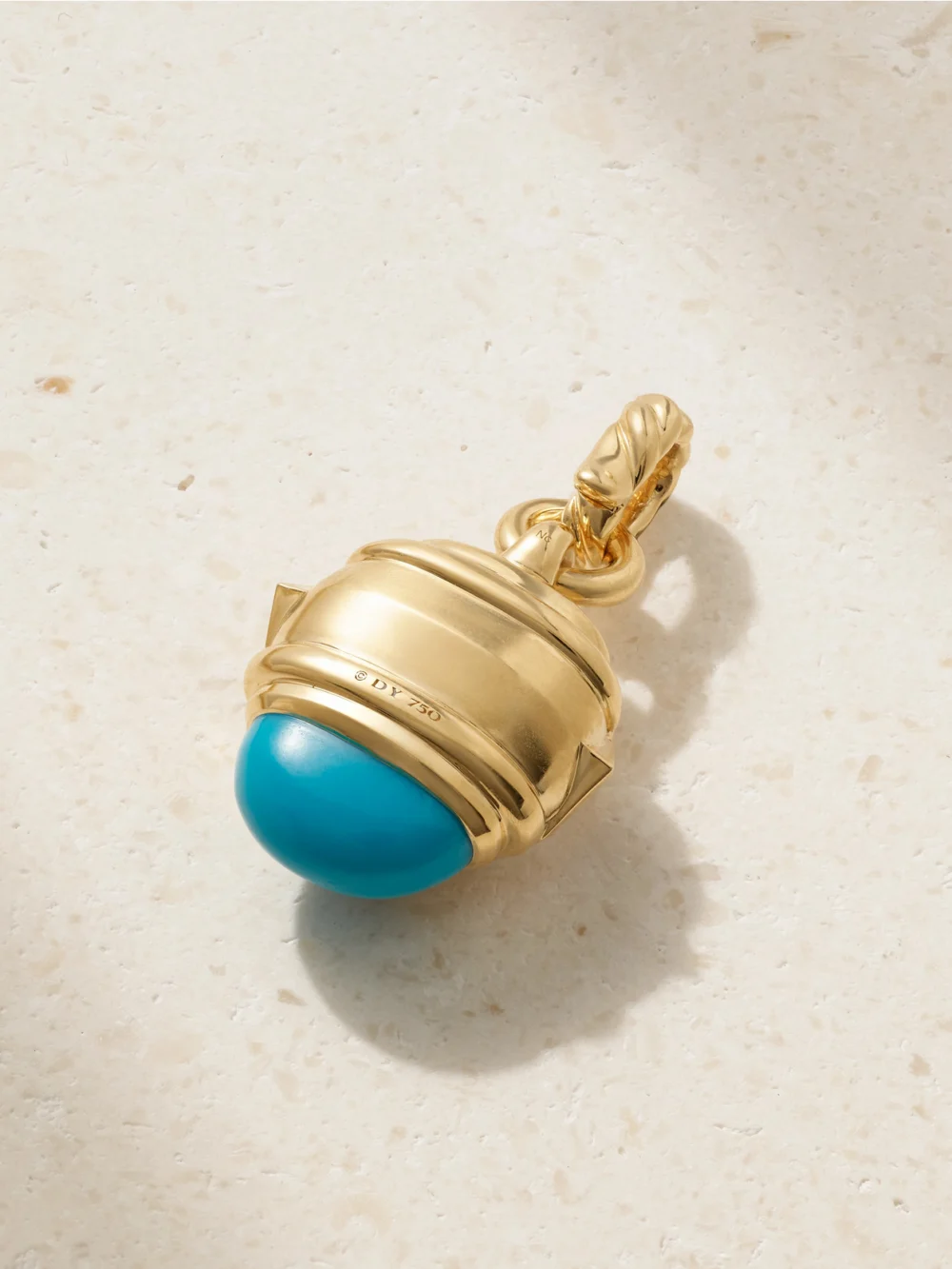 Back view of the David Yurman Renaissance® 18-karat Gold Multi-stone Pendant
