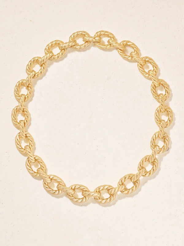 David Yurman Sculpted Cable 18-karat Gold Necklace
