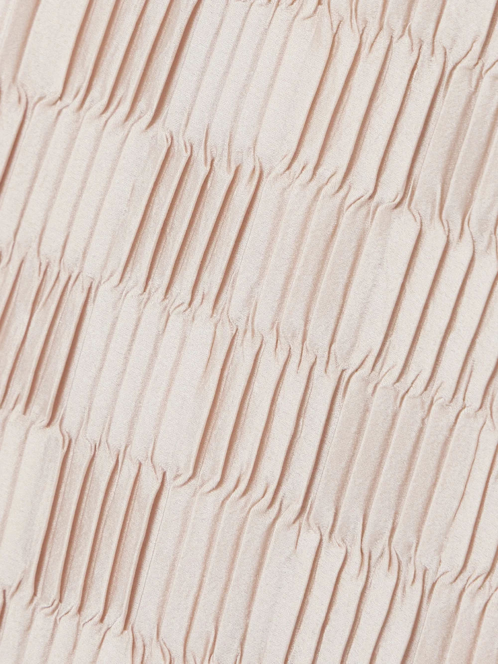 Close-up detail of the Dima Ayad Plissé-satin Maxi Dress
