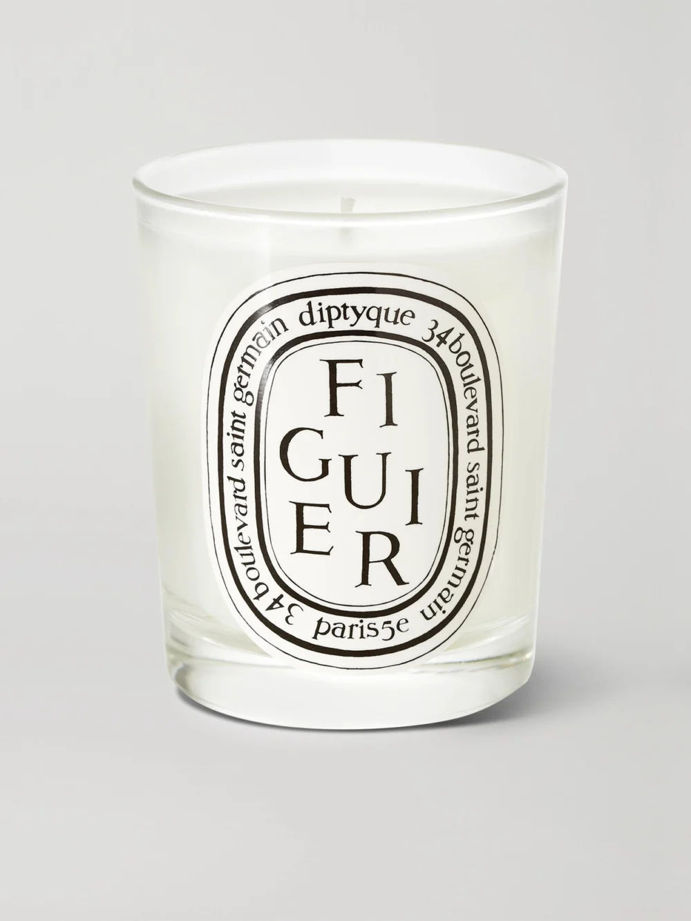 Diptyque Figuier Scented Candle, 190g in white
