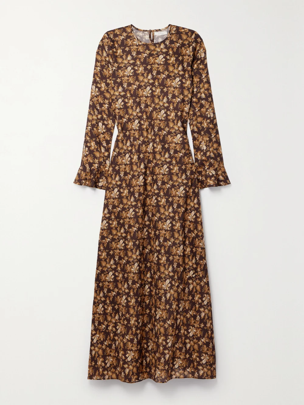 Dôen Amande Printed Cotton-voile Maxi Dress in multi