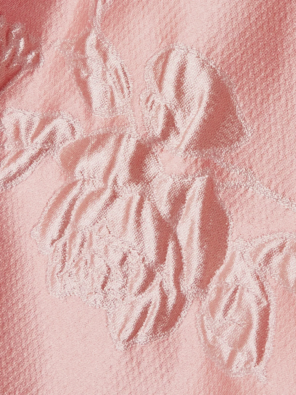 Close-up detail of the Emilia Wickstead Kissa Jacquard Midi Dress